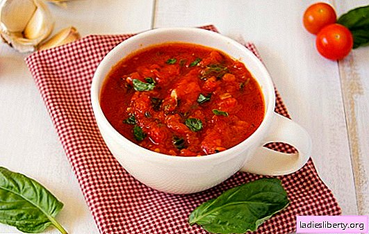 Assaisonnement de tomates pour l'hiver: la saveur de tomate de l'été dans le réfrigérateur. Comment faire cuire l'assaisonnement de tomates pour l'hiver