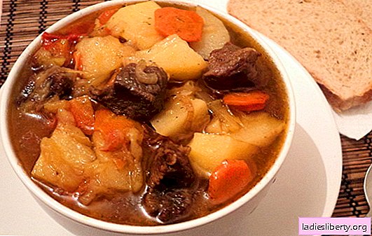 Stew with potatoes and meat - hearty and healthy. A variety of recipes for stews with potatoes and meat: simple and complex