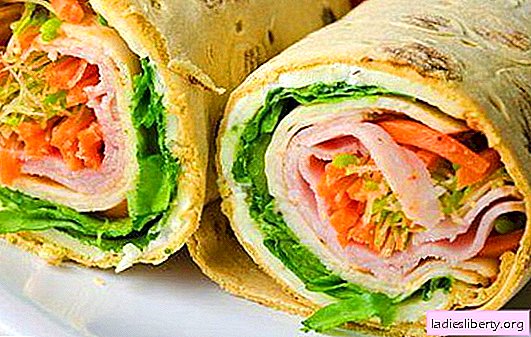Different fillings for pita roll: sharp and tender. A selection of fillings for pita rolls for all occasions