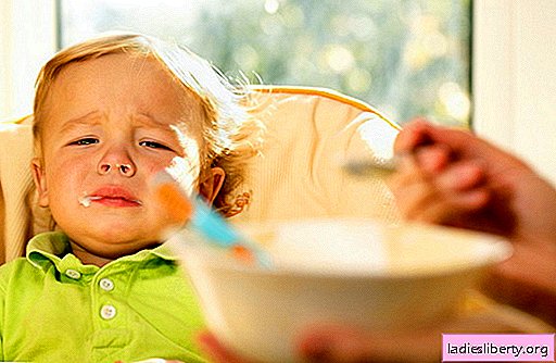 A criança não come nada - na infância, por ano, aos dois ou três anos. Por que isso está acontecendo e o que fazer?