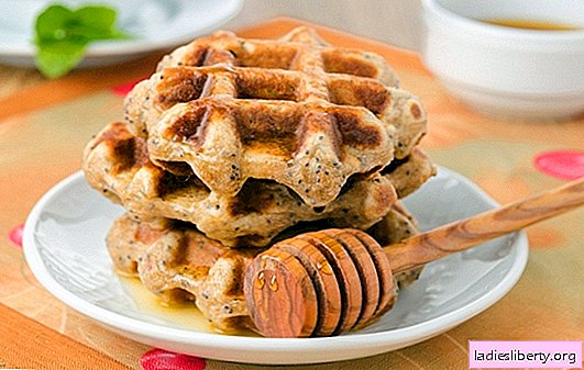 Recipes for simple waffles on margarine, butter, milk, cottage cheese, kefir. How to make simple waffles in a pan, in an electric waffle iron, in an oven
