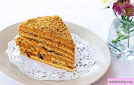 The saffron cake recipes with custard - they are so different, they are so cool! The most honey cake recipes "Ginger" with custard