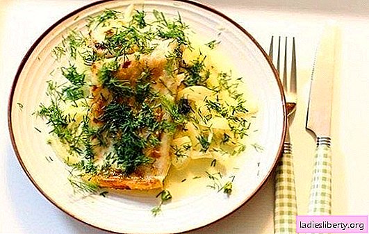 Vis in zure roomsaus is een speciale smaak van visgerechten. Gebakken, in de pan gestoofde visrecepten in romige saus