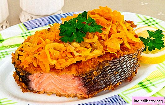 Klasik ikan: salmon merah jambu dengan wortel. Untuk semua pencinta ikan merah - resipi terbaik untuk salmon merah jambu dengan wortel
