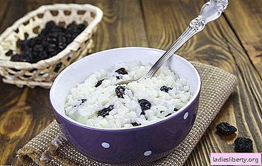 ¡El arroz con pasas no es solo kutya! Recetas de deliciosos arroces con pasas: albóndigas, cereales, guisos, pilaf y postres.