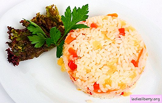 Dobrá príloha je ryža s mrkvou a cibuľou. Recepty ryže s mrkvou a cibuľou v rúre, pomalom hrnci alebo na sporáku