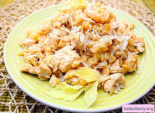 Risotto con pollo - las mejores recetas. Cómo cocinar adecuadamente y sabroso el risotto con pollo.