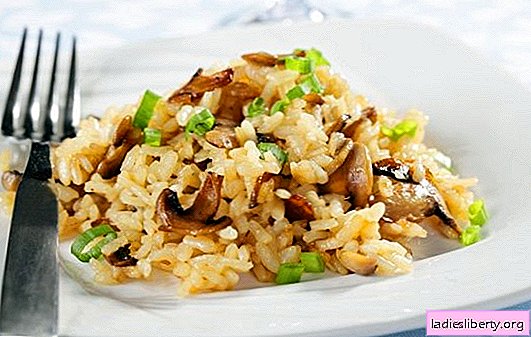 Risotto in a slow cooker - a dish from Italy. Risotto recipes in a slow cooker with mushrooms, chicken, vegetables, bacon