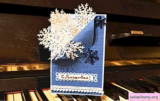 DIY Christmas card - interesting solutions. How to quickly make a Christmas card with your own hands