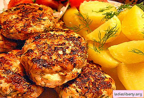 Mielone kotlety z kurczaka - najlepsze przepisy. Jak właściwie i smacznie gotować posiekane klopsiki z kurczaka.