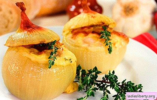 Rosy appetizing baked onions - diabetes and health benefits in general. What could be the harm from baked onions?