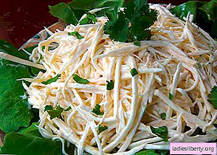 Knolselderensalade - de beste recepten. Hoe goed en lekker gekookte salade met knolselderij.