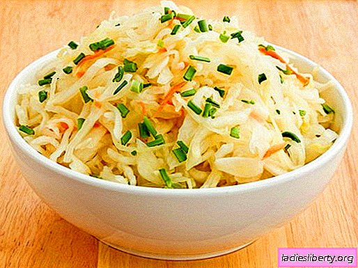 Salad from sauerkraut - the best recipes. Cooking salads from sauerkraut correctly.