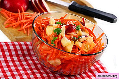 Karotten-Apfel-Salat - die besten Rezepte. Wie man richtig und lecker einen Salat aus Möhren und Äpfeln zubereitet.