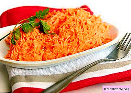 Raw carrot salad - the best recipes. How to properly and tasty to prepare a salad of raw carrots.