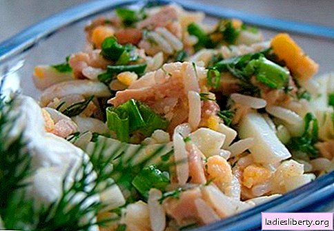 Ensalada de bacalao: recetas de cocina probadas. Cómo cocinar una ensalada de bacalao.