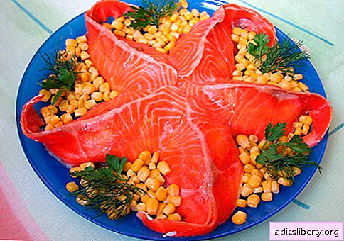 Salada "Starfish" - as cinco melhores receitas. Como corretamente e saboroso cozinhar salada "Starfish".