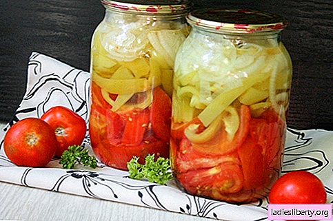Talvine salat pipra ja tomatite jaoks aspiriiniga - ideaalne viis konserveerimiseks