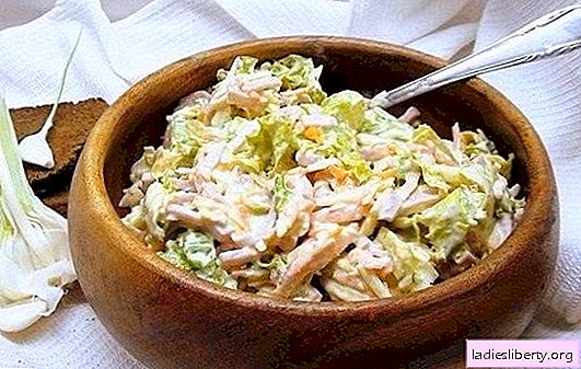 Salade à l'ail: pour les végétariens et les mangeurs de viande. Sélection des plus délicieuses recettes de salades à l'ail