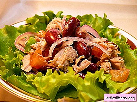 Salade de haricots - les meilleures recettes. Comment préparer une salade avec des haricots correctement et savoureux.