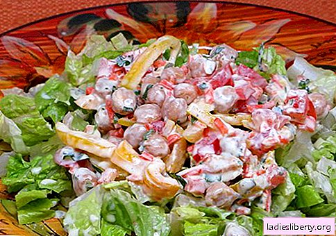 Salad with yogurt - the best recipes. How to properly and deliciously prepare a salad with yogurt.