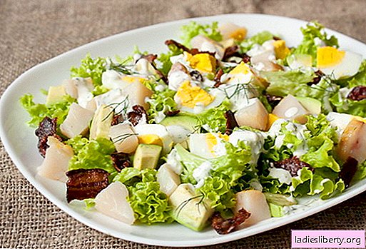 Smoked fish salad - the best recipes. How to properly and tasty to cook a salad of smoked fish.