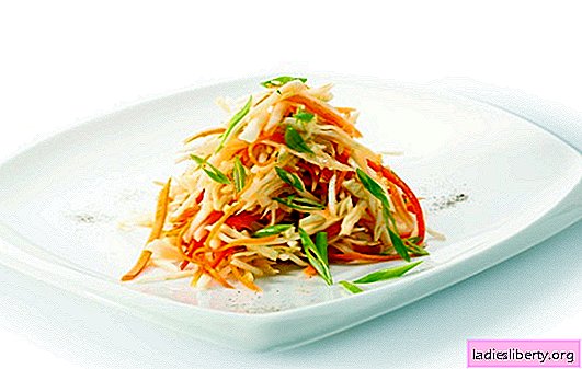 Salad with Korean carrots and bell peppers - a game of colors! Salad recipe with Korean carrots and peppers: meat, mushroom