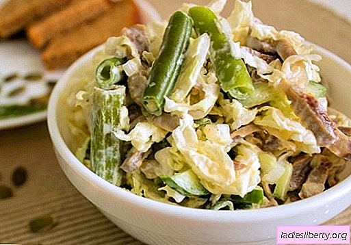 Salat mit Hühnermägen - eine Auswahl der besten Rezepte. Wie man einen Salat mit Hühnermagen richtig und lecker zubereitet.