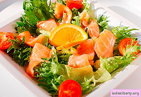 Laša salāti - labāko recepšu izlase. Kā pareizi un garšīgi pagatavot salātus ar lasi.