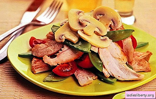 Salát s nakládaným kuřetem - ještě větší chuť a chuť! Nejlepší recepty na saláty s marinovaným kuřetem: jednoduché a nafouknuté
