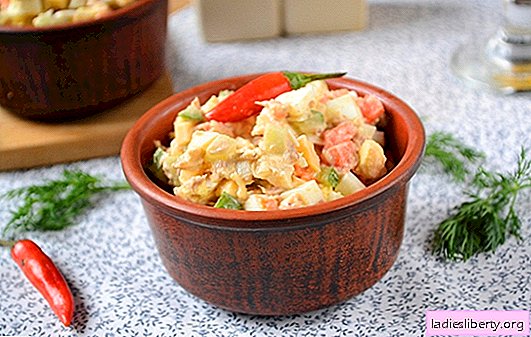 Salad with tuna and carrots: for a holiday and for every day. Step by step author's photo recipe for a simple salad with canned tuna