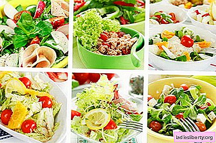 Saladas dietéticas são as melhores receitas. Como cozinhar uma salada de dieta corretamente e saborosa.