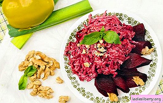 Beet salads are simple and tasty - a riot of colors and taste. The best recipes for beet salads simple and tasty