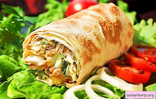 Shawarma with chicken in pita bread: step by step we prepare home-made fast food! A selection of the best recipes for shawarma with chicken (step by step and in detail)