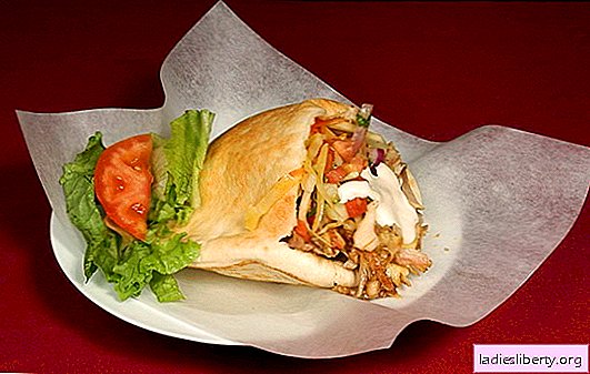 Shawarma at home - how to cook? The best recipes for shawarma at home with different fillings