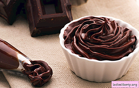 جاناش الشوكولاتة لتغطية الكيك - الوصفات والطبخ. جميع القواعد والوصفات ل ganache الشوكولاته للكعك