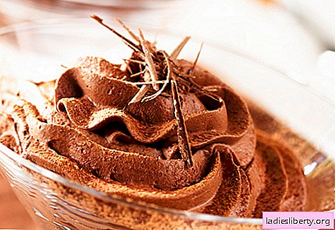 Mousse de chocolate - as melhores receitas. Como preparar corretamente e deliciosamente mousse de chocolate.