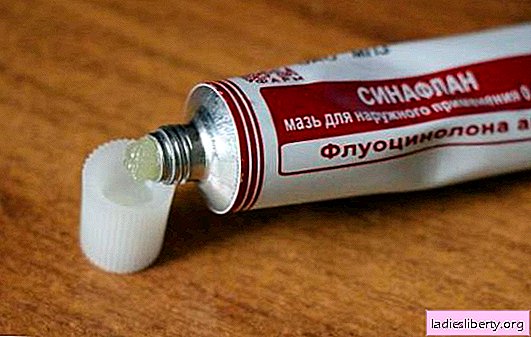 Sinaflan ointment: what helps. How to use Sinaflan ointment, why it happens to be skin necrosis