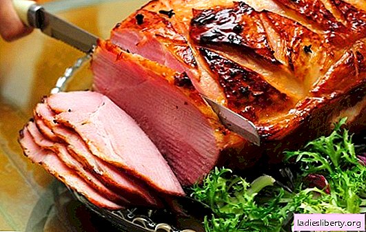 Jugoso jamón de cerdo al horno en el horno. Festival del vientre: formas de cocinar jamón de cerdo al horno