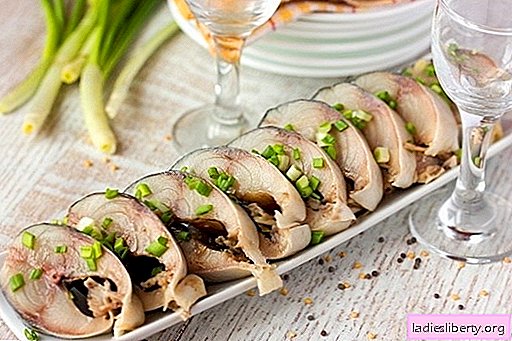Salted mackerel - the best recipes. How to salt mackerel at home.