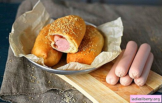 Sausages in the dough, in the oven or in the pan - is it tempting? Home sausages in dough: yeast, puff, potato or batter