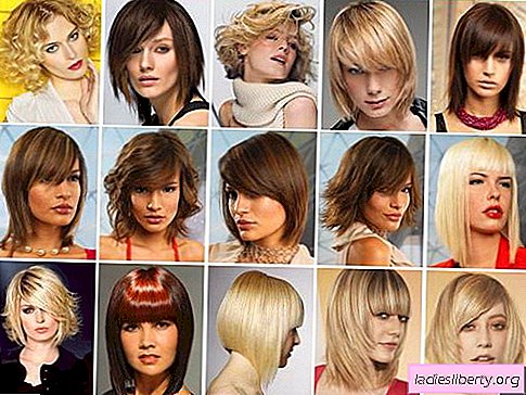 Cortes de cabelo médios. Cortes de cabelo fêmeas elegantes para o cabelo médio 2015 - foto.