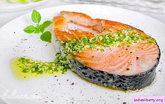 شريحة لحم سمك السلمون في الفرن - صحية ولذيذة وسهلة! أفضل الوصفات وأسرار طبخ شرائح السلمون المشوية في الفرن