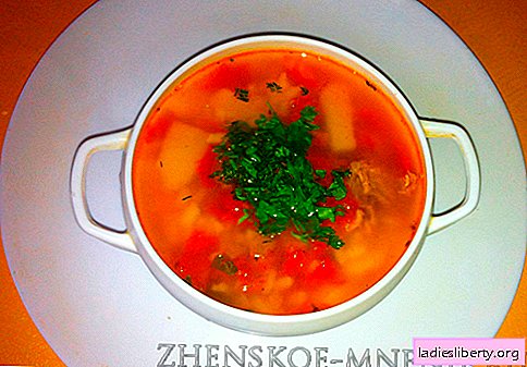 Soupe Kharcho - une recette avec des photos et une description étape par étape