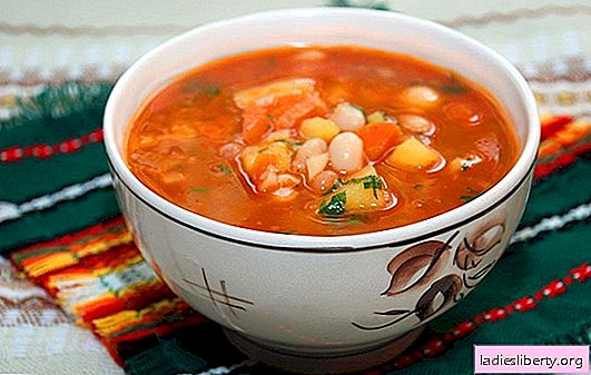 Canned bean soup with cheese, apples, stew, fish. Homemade Bean Soup Recipes