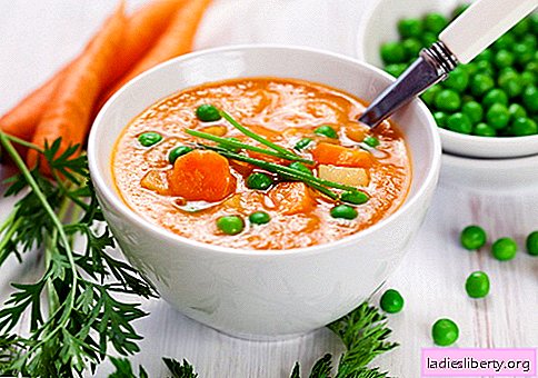 هريس حساء - أفضل الوصفات. كيف لطهي الحساء المهروس بشكل صحيح ولذيذ.