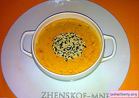 حساء الكريمة - وصفة مع الصور ووصف خطوة بخطوة