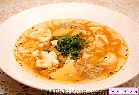 Köfte çorbası - fotoğraflarla bir tarif ve adım adım adım