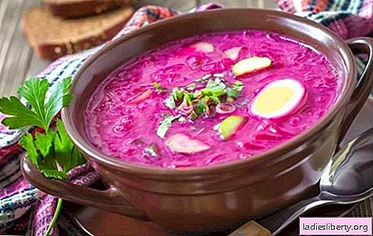 Beetroot soup: a step-by-step recipe for the brightest soup. Cooking classic cold and hot beetroots (step by step recipes)