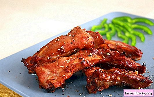 Pork ribs in a slow cooker - a fragrant snack and a full meal. Recipes of fried and stewed dishes of pork ribs in a slow cooker